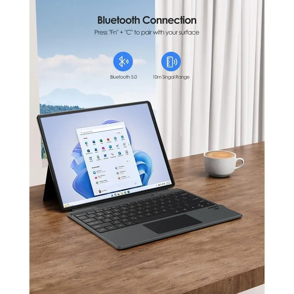 Surface Pro 8/9, ProX Keyboard, Detachable Wireless Bluetooth